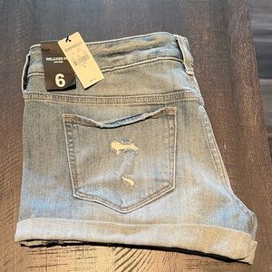 Express denim shorts